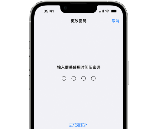 亚东iPhone屏幕维修分享iPhone屏幕使用时间密码忘记了怎么办 