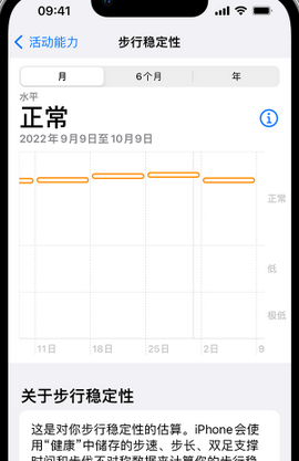 亚东iPhone手机维修如何在iPhone开启'步行稳定性通知'