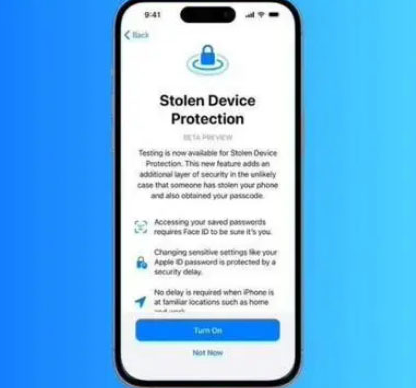 亚东苹果授权维修店分享被盗设备保护功能开启方法 