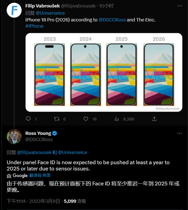 亚东苹果手机维修分享:屏下Face ID有什么优势？iPhone何时会有屏下Face ID？ 