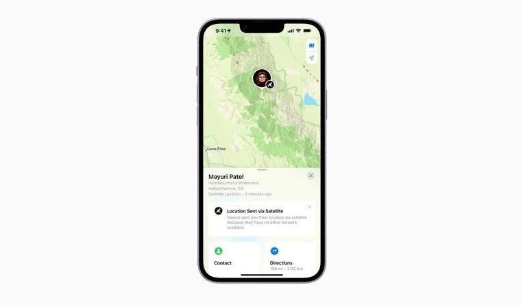 亚东苹果14维修分享iPhone14系列中 FindMy功能通过卫星分享位置方法教程 