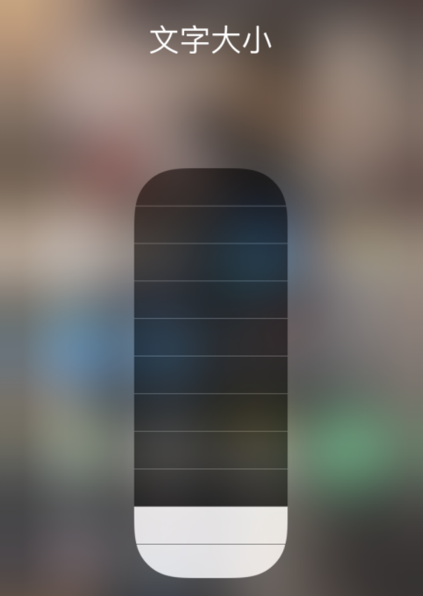 亚东苹果手机维修分享小技巧：在 iPhone 控制中心快速调节字体大小 